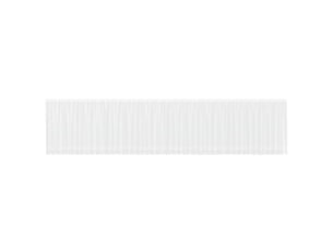 Rideau en dentelle, rideau ajouré, voilage blanc 160 x 1200 cm polyester cf43677