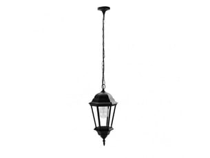 Suspension extérieure fabrilamp regulus e27 ip44 hauteur réglable noir