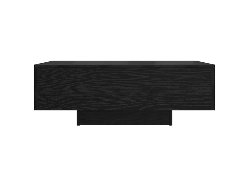  Table basse - table de salon - table à thé chêne noir 85 x 55 x 31 cm  - Conforama D