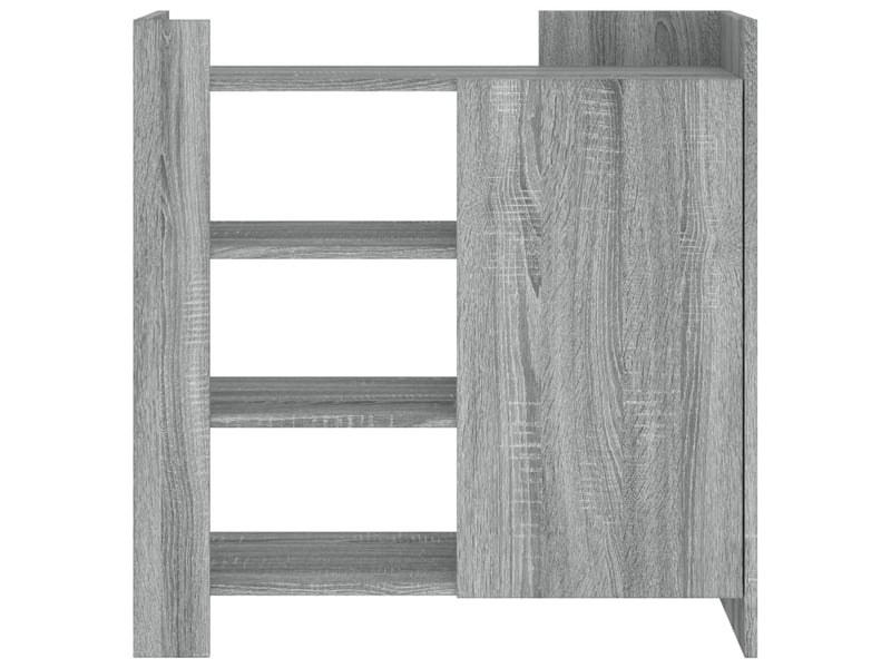  Buffet - bahut - meuble de rangement sonoma gris 73,5x35x75 cm bois d'ingénierie  - Conforama D