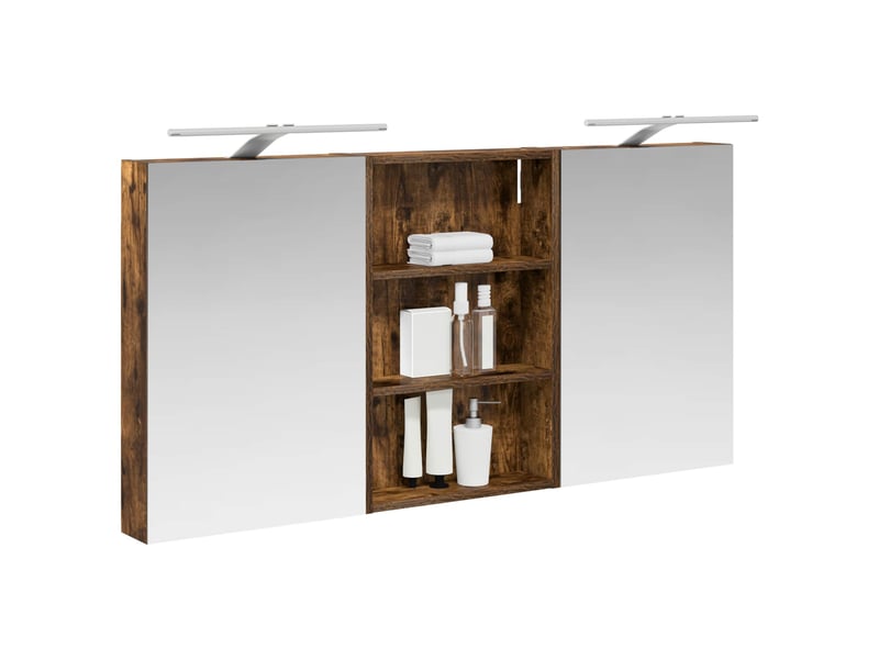 Ensemble de meubles de salle de bain 3 pcs 120x10.5x60.5 cm shl2223 - Conforama C