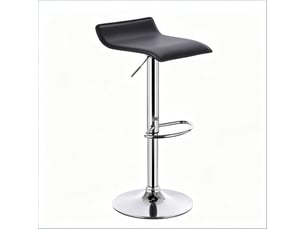 tabouret de bar assise réglable en hauteur <strong>STILVORA</strong> - noir