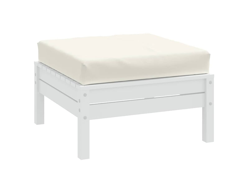 Coussin de palette, coussin de chaise, coussin de canapé crème mélangé 60x60x9,5 cm tissu cf55343 - Conforama B