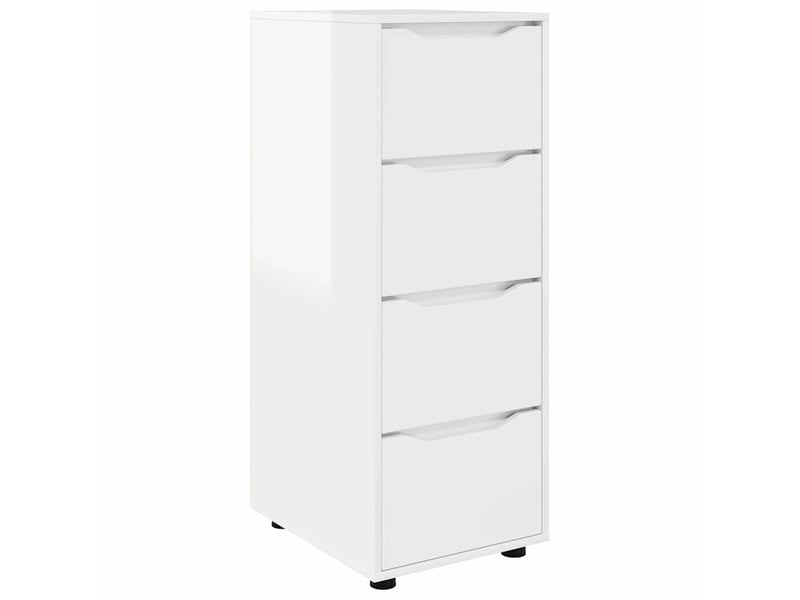 Armoire de rangement, commode de rangement 40 x 48 x 105 cm bois d'ingénierie shl5194  - Conforama A