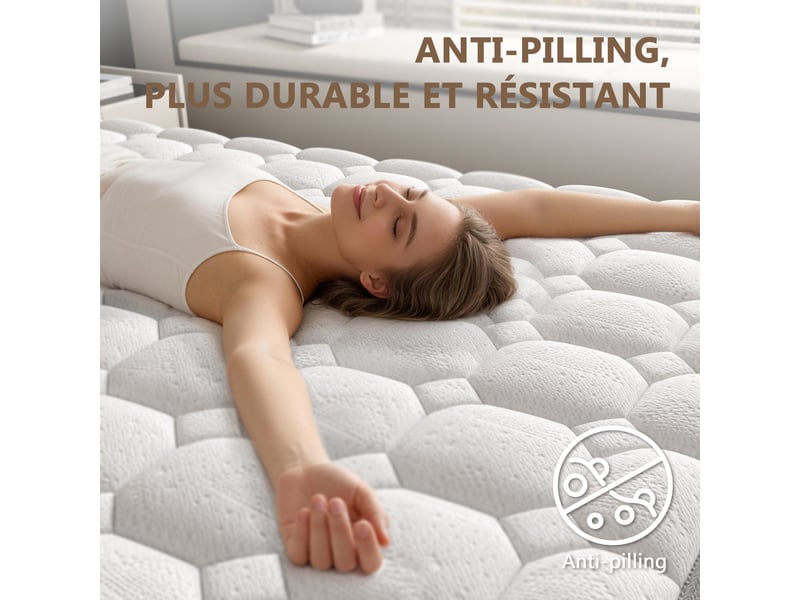  Matelas ressorts ensachés 120x190 cm somniae , accueil mémoire de forme, 30 cm d'épaisseur  - Conforama C