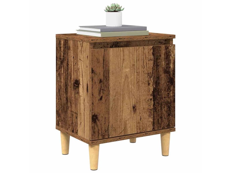  Table de chevet - cabinet de chevet - table de nuit bois ancien 40 x 30 x 50 cm bois d'ingénierie  - Conforama B