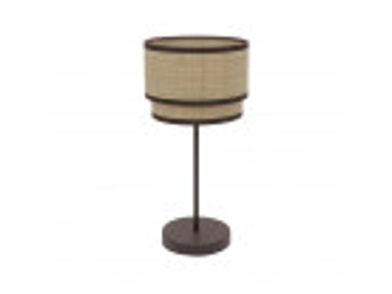  Lampe à poser fabrilamp roque naturelmarron 1 x e27 60 x 30 x 30 cm 172871102 - Conforama B