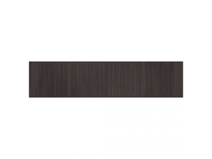 Tapis rectangulaire en bambou marron foncé 70x300 cm - comfortxl - 376881