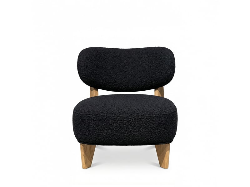  Fauteuil como noir - laine bouclée 3CA58.AS.1D.12 - Conforama A