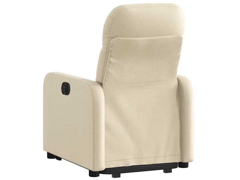  Fauteuil inclinable salon, fauteuil relax crème tissu shl32944  - Conforama E