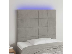 Tete de lit A poser largeur 100 cm <strong></strong> <strong></strong> argenté