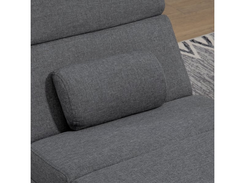  Fauteuil relax massant électrique, fauteuil à dossier haut avec 5 modes, pliable avec coussin pour salon et lecture  - Conforama E
