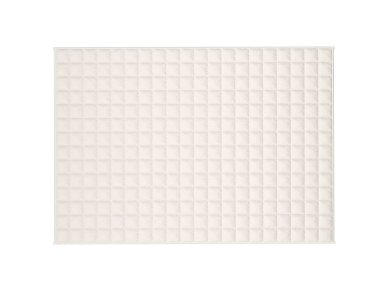  Couverture lestée adulte crème clair 135x200 cm 6 kg tissu shl58550  - Conforama C