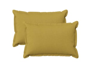 Lot de 2 coussins, coussins décoratifs houten vert clair lin synthétique cf56509