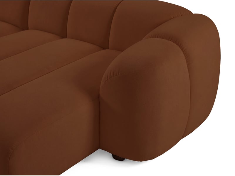  Selsey millma - canapé d'angle - 300 cm - velours cuivre Millma - Conforama E
