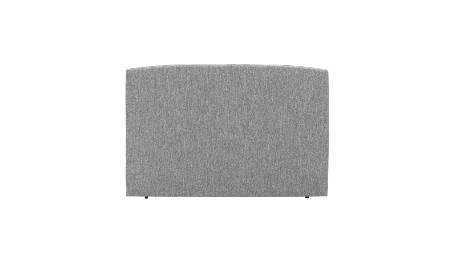 EPEDA Tete de lit 140 cm gris EPEDA ALLURE GALBE gris 120 Conforama