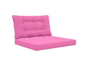 Coussin de canapé d'extérieur, coussin de chaise polyester rose 80 x 68,5 cm cf54141