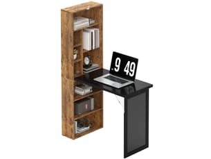 Meuble informatique enfant coloris marron