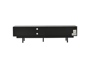 Meuble tv coloris noir 200 cm   