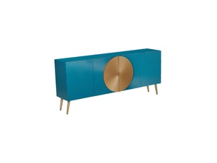 Buffet 4 porte(s)   MEUBLORAMA  - 177 cm coloris bleu 