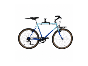 Support vélo mural velock en métal noir 46 x 26 x 15 cm