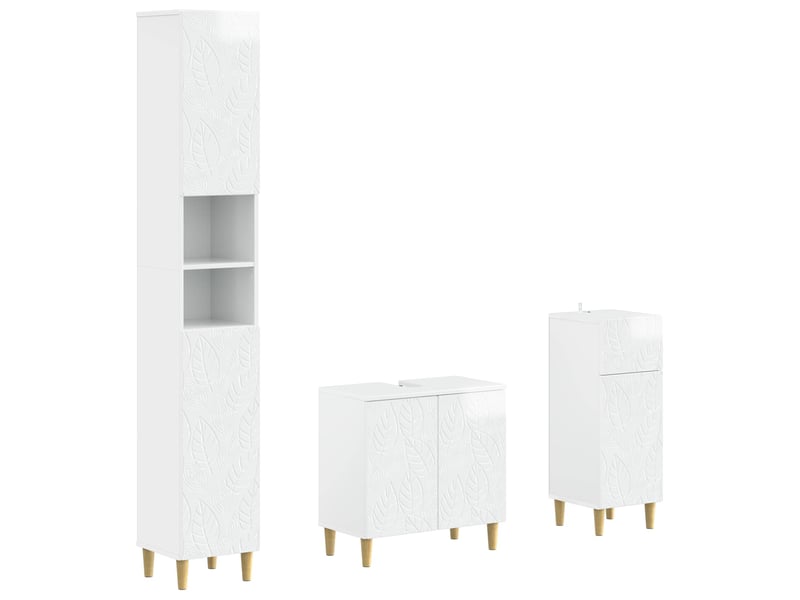 Ensemble de meuble de salle de bain 3 pièces delft cf63369 - Conforama A