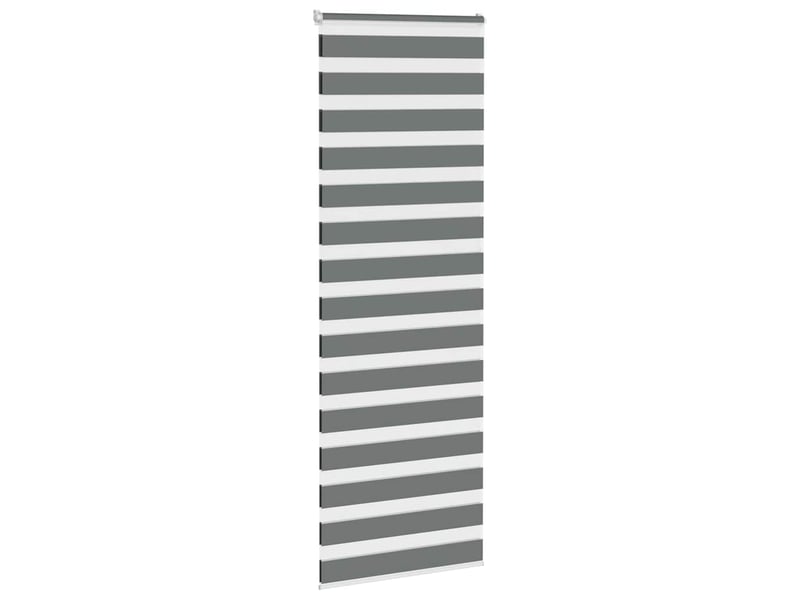 Store zèbre, store de fenêtre gris foncé largeur du tissu 80,9 cm polyester cf48629 - Conforama C