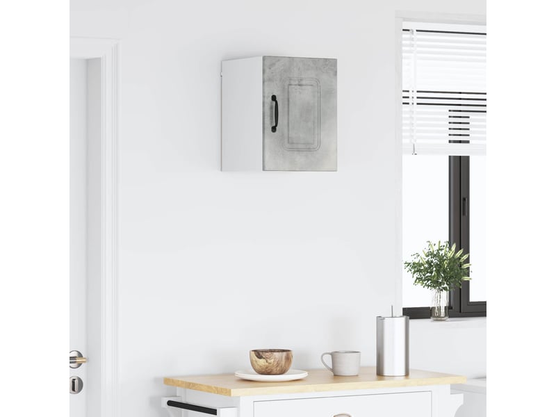  Meuble mural de cuisine | armoire de cuisine gris béton 30x31x40cm  - Conforama D
