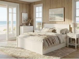 Lit 2 places 180x200 cm BELIANI   coloris blanc