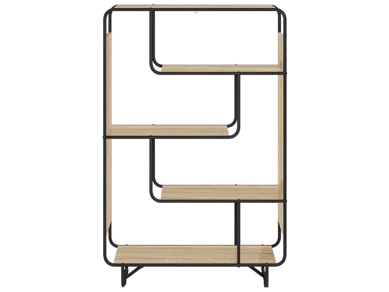  Buffet haut, buffet de rangement chêne sonoma 93.5x37.5x144 cm bois d'ingénierie  - Conforama C