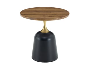 Table basse rond(e) coloris bicolore   - 60 cmx60 cm