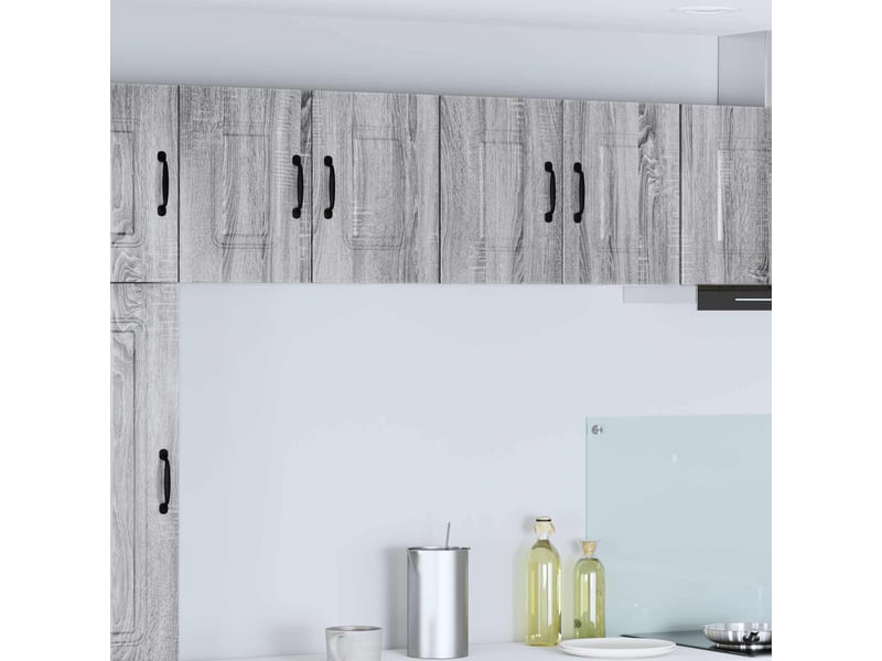  Meuble mural de cuisine | armoire de cuisine gris sonoma 60x31x40cm shl182  - Conforama B