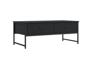 Table basse rectangulaire coloris noir  