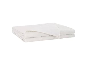 Couverture lestée, couverture pondérée blanc 150x200 cm 7 kg 100% coton 205t shl23030
