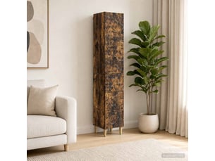 Armoire <strong></strong> <strong></strong> coloris bois clair largeur 33 cm