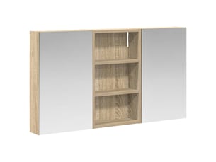 Ensemble de meubles de salle de bain 3 pcs 90x10.5x50 cm shl2783