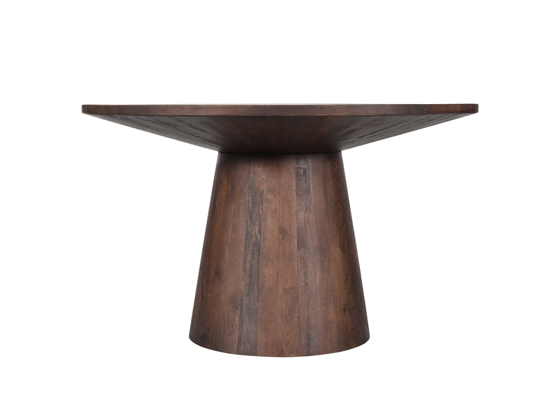 Tommy - 130 - table à manger ronde en bois de manguier d130 cm TOMMY-130-BOI - Conforama D