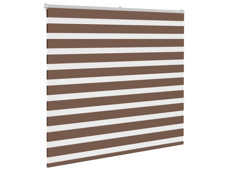  Store zèbre, store de fenêtre marron 160x150cm largeur du tissu 155,9cm polyester cf48692  - Conforama C