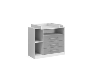 Vicco commode à langer, blancgris, 110x93cm