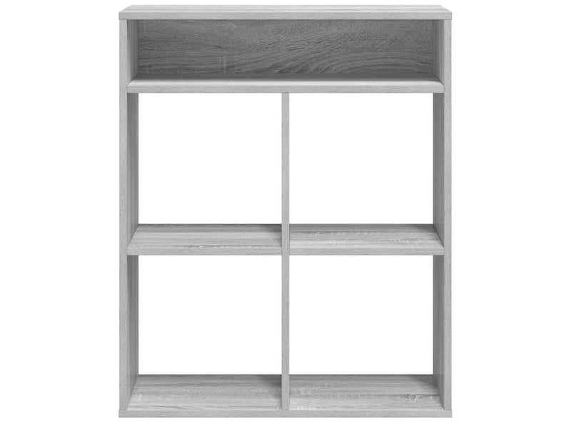  Bibliothèque, meuble de rangement salon sonoma gris 66x31x80 cm bois d'ingénierie  - Conforama D
