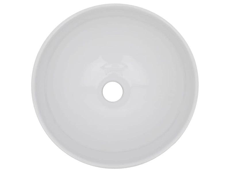 Meuble de salle de bain, armoire salle de bain en deux pièces céramique blanc cf65436 - Conforama D