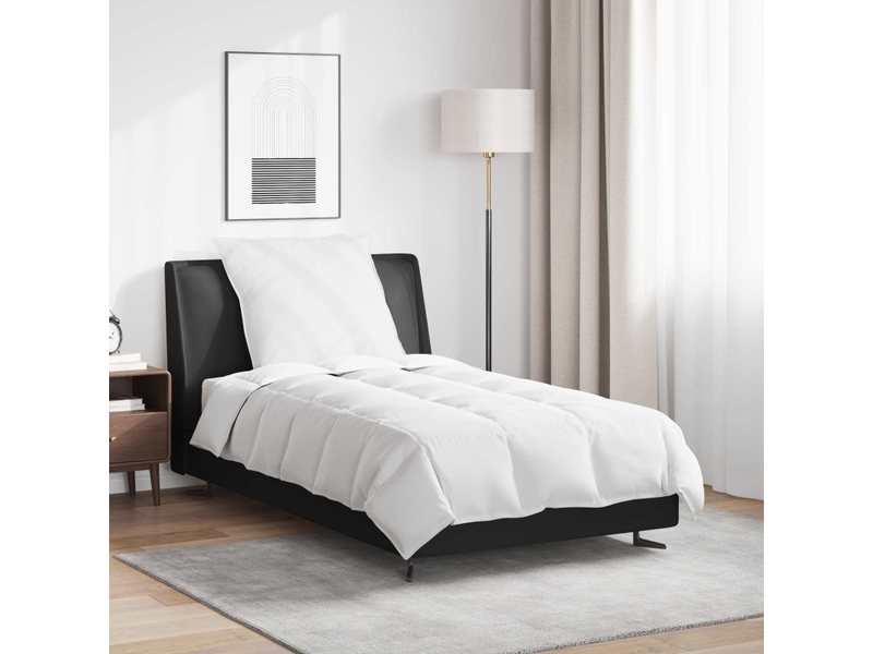  Duvet d'hiver avec oreiller 2 pcs - couette blanc plume de canard  - Conforama B