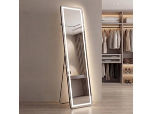 Miroir rectangulaire à poser coloris argenté <strong>5FIVE SIMPLY SMART</strong>  <strong>BLACKLIGHT</strong> - 46 cm x 150 cm