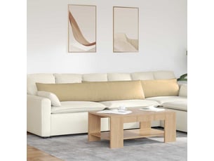 Lot de 2 coussins de canapé, coussins décoratifs vert gris 200 x 40 cm cf59200