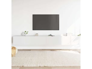 Meuble tv coloris blanc 80 cm <strong></strong>  <strong></strong>