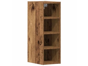 Meuble de rangement cuisine, armoire suspendue bois ancien 20x29,5x60 cm bois d'ingénierie