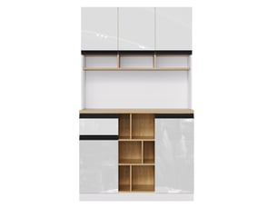 Buffet 3 porte(s) 1 tiroir(s) - 45 cm coloris blanc