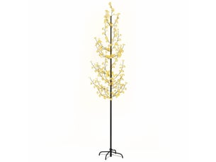 Arbre de noël - sapin à led fleur de cerisier 368 led blanc chaud 300 cm