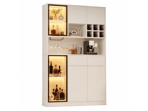 Vitrine coloris blanc HAUSS SPOLE - 120 cmx200 cm