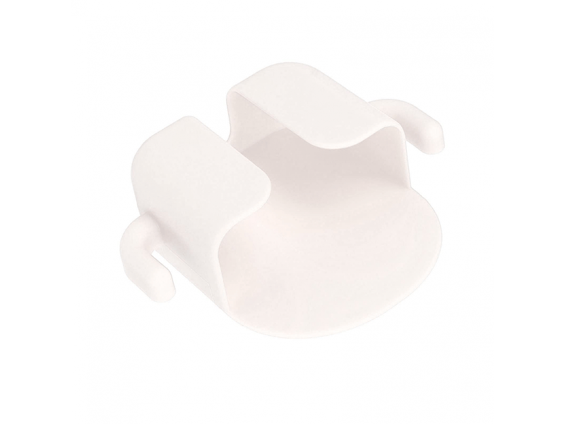 Support mural autocollant pour téléphone portable, support de charge pour la maison, le bureau, la chambre (blanc) - Conforama C